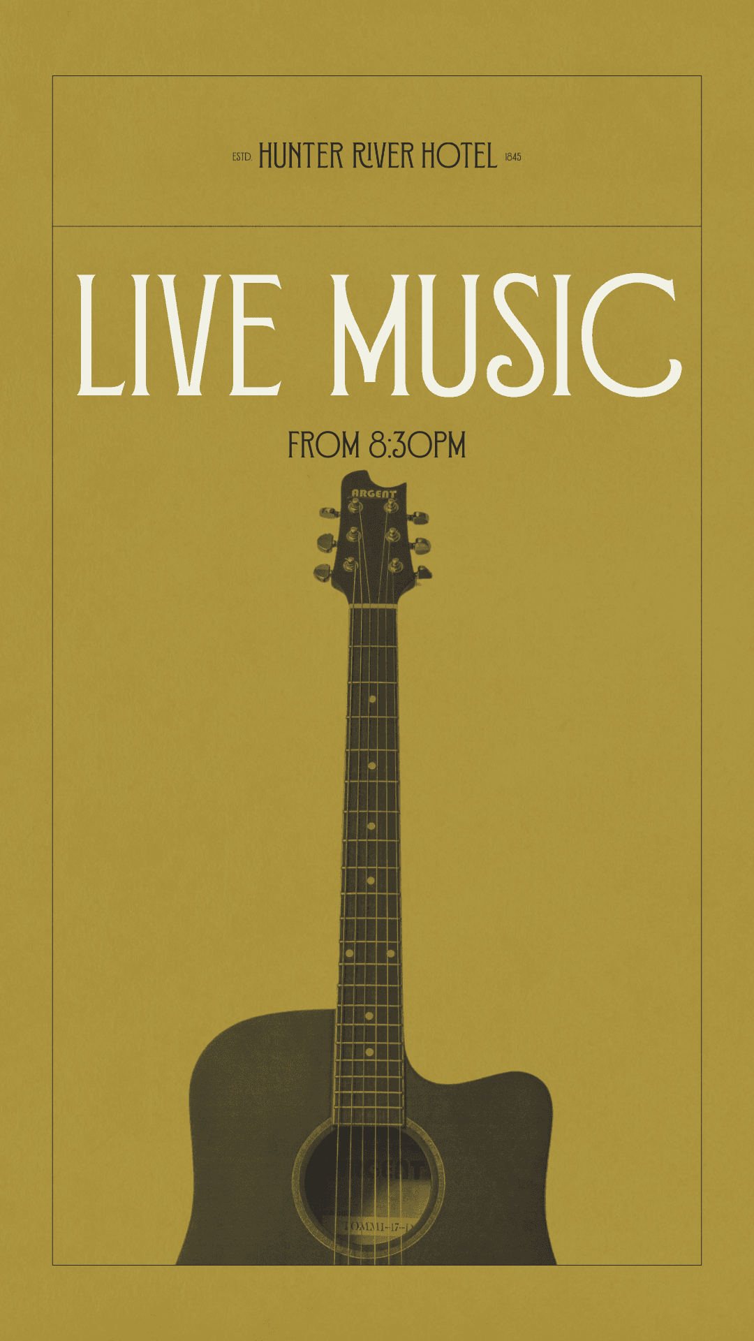 Playing classic guitar. Selective focus