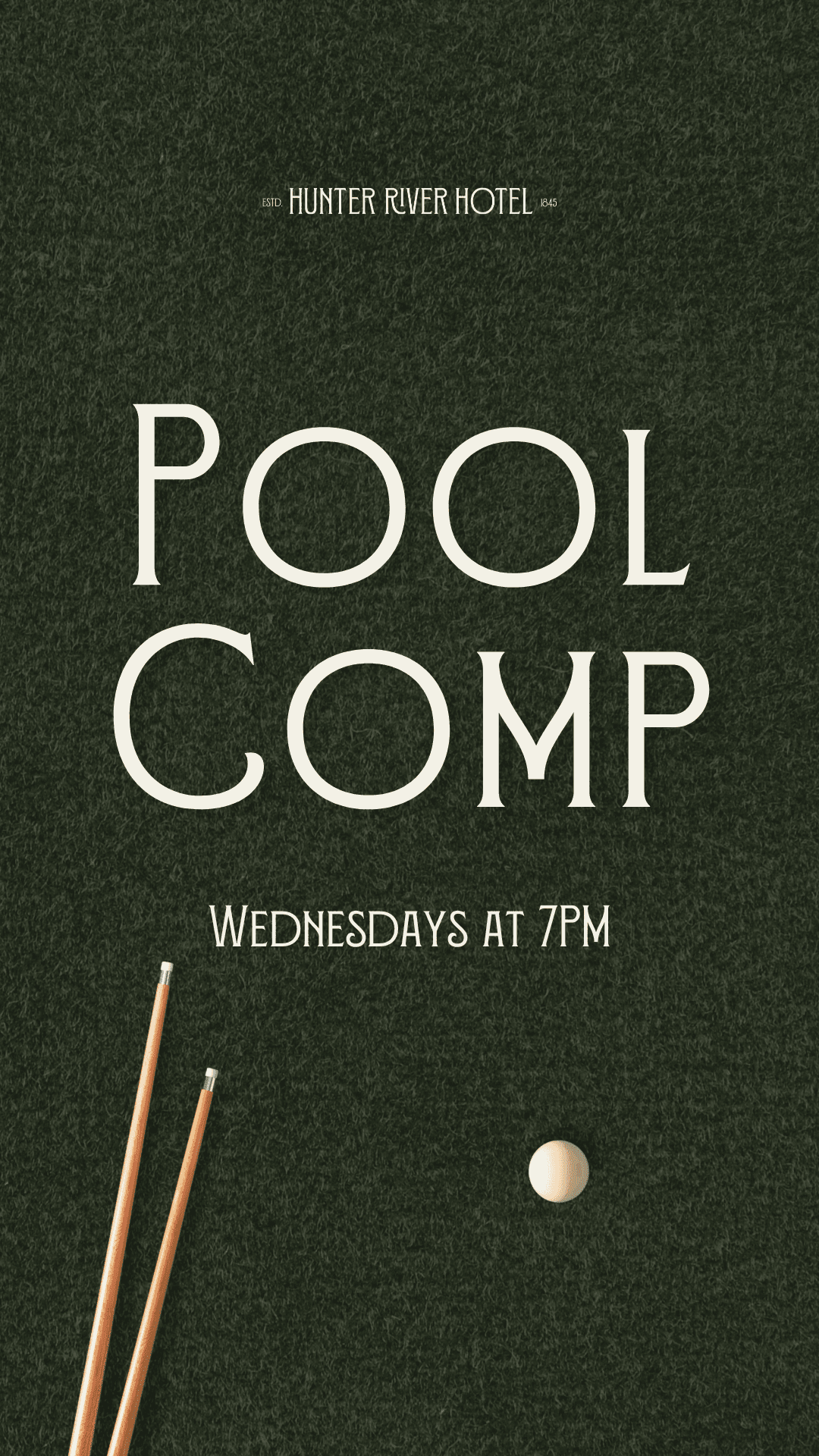 Close-up of man playing pool in a pub