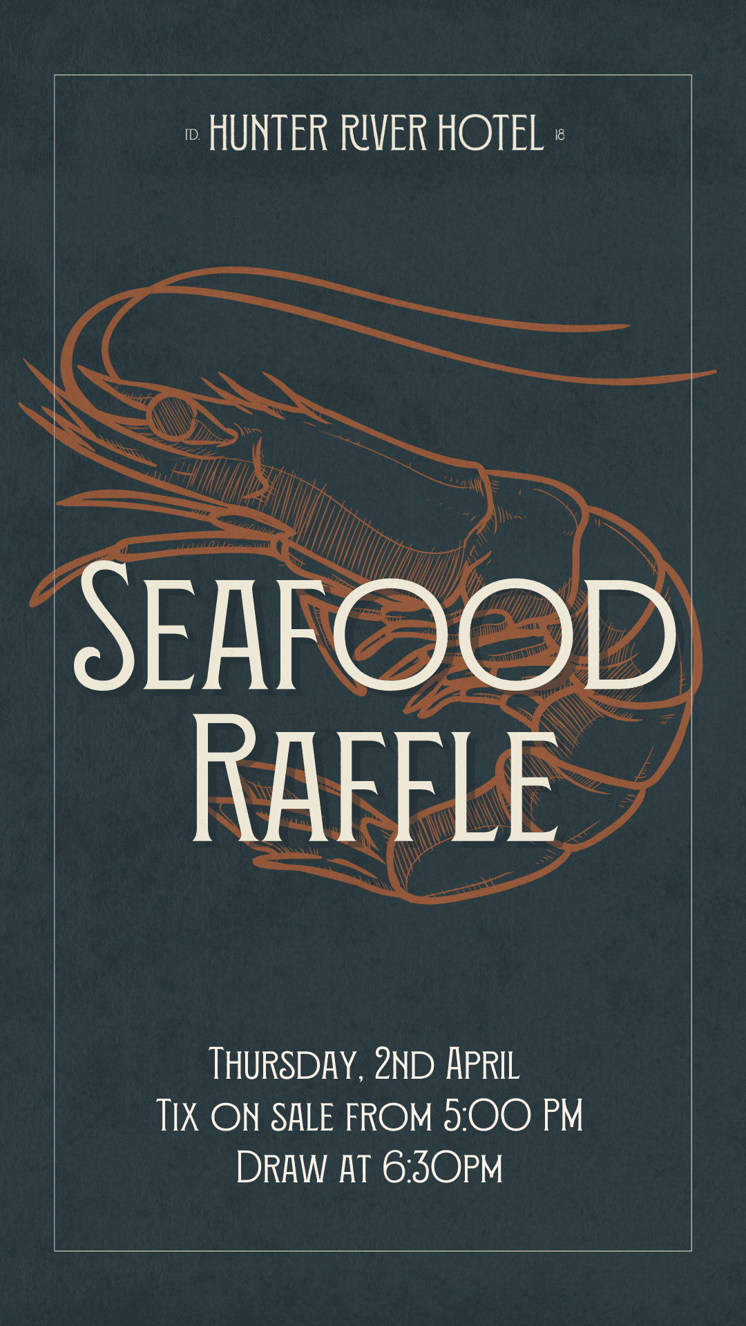 Prawns shrimps with lemon and rosemary